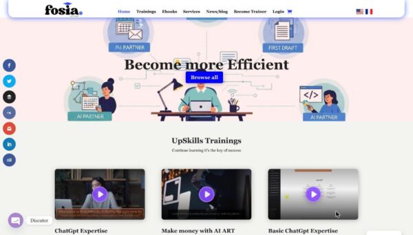 FOSIA Academy website