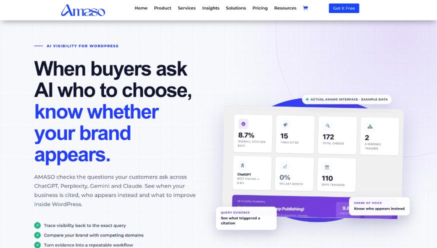 Amaso website Amaso website