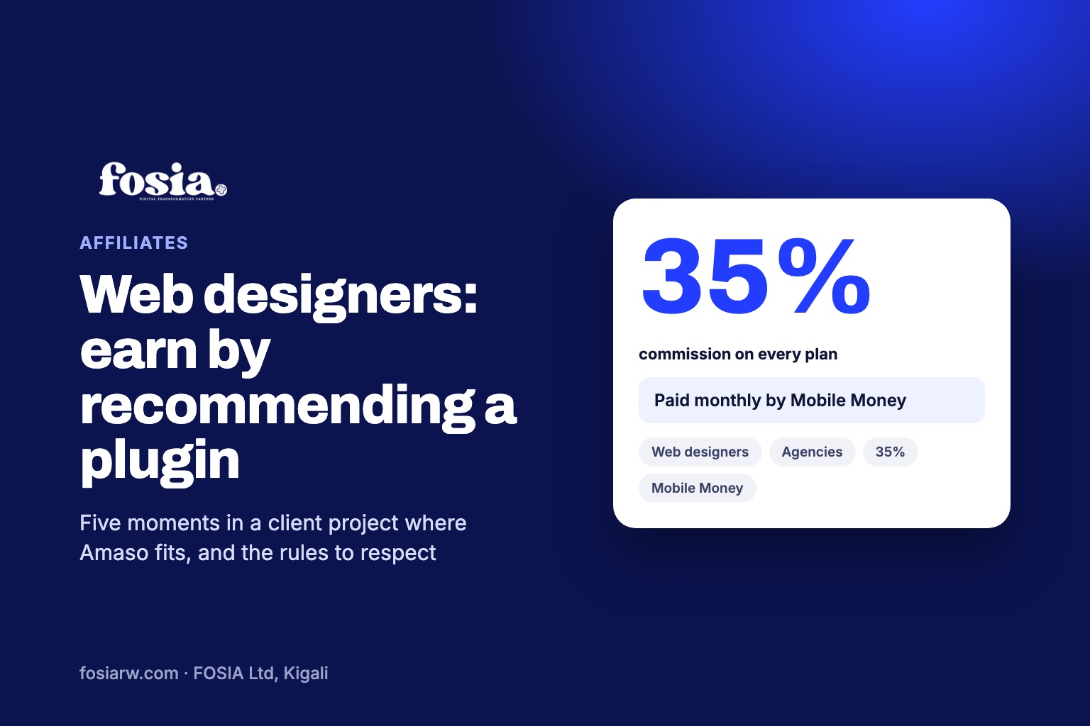 affiliate program for web designers: Web designers: earn by recommending a plugin
