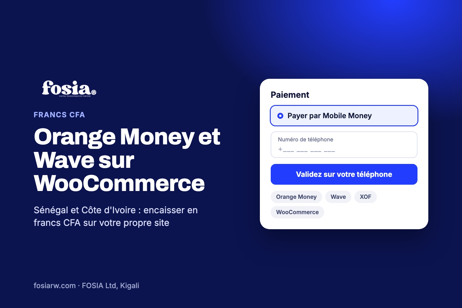 Orange Money sur WooCommerce : Orange Money et Wave sur WooCommerce